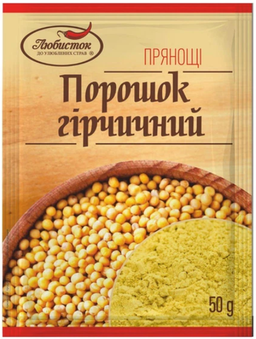 Гірчичний порошок Любисток 50г